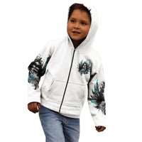 I Am The Storm Sugar Skull Kid Hoodie - Wonder Print Shop