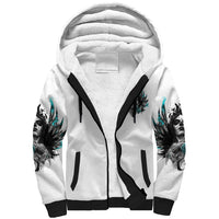 I Am The Storm Sugar Skull Sherpa Hoodie - Wonder Print Shop