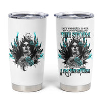 I Am The Storm Sugar Skull Tumbler Cup - Wonder Print Shop
