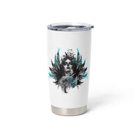 I Am The Storm Sugar Skull Tumbler Cup - Wonder Print Shop