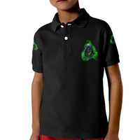 I'm Never Alone My Demons Are With Me 24/7 Kid Polo Shirt - Wonder Print Shop