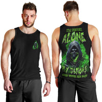 I'm Never Alone My Demons Are With Me 24/7 Men Tank Top - Wonder Print Shop