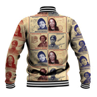 Brains Beauty And Breakthroughs Baseball Jacket African Trailblazing Women Inventors and Innovators - Wonder Print Shop