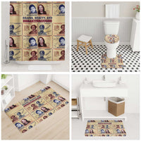 Brains Beauty And Breakthroughs Bathroom Set African Trailblazing Women Inventors and Innovators - Wonder Print Shop