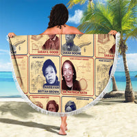 Brains Beauty And Breakthroughs Beach Blanket African Trailblazing Women Inventors and Innovators - Wonder Print Shop