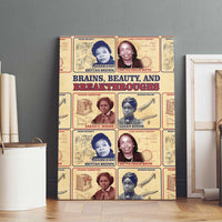 Brains Beauty And Breakthroughs Canvas Wall Art African Trailblazing Women Inventors and Innovators - Wonder Print Shop
