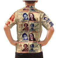 Brains Beauty And Breakthroughs Family Matching Mermaid Dress and Hawaiian Shirt African Trailblazing Women Inventors and Innovators - Wonder Print Shop