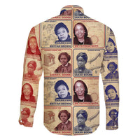 Brains Beauty And Breakthroughs Family Matching Off Shoulder Short Dress and Hawaiian Shirt African Trailblazing Women Inventors and Innovators - Wonder Print Shop