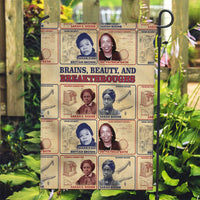 Brains Beauty And Breakthroughs Garden Flag African Trailblazing Women Inventors and Innovators - Wonder Print Shop