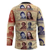 Brains Beauty And Breakthroughs Hockey Jersey African Trailblazing Women Inventors and Innovators - Wonder Print Shop