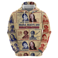 Brains Beauty And Breakthroughs Hoodie African Trailblazing Women Inventors and Innovators - Wonder Print Shop