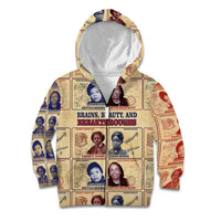 Brains Beauty And Breakthroughs Kid Hoodie African Trailblazing Women Inventors and Innovators - Wonder Print Shop
