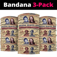 Brains Beauty And Breakthroughs Neck Gaiter African Trailblazing Women Inventors and Innovators - Wonder Print Shop
