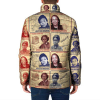 Brains Beauty And Breakthroughs Padded Jacket African Trailblazing Women Inventors and Innovators - Wonder Print Shop