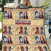 Brains Beauty And Breakthroughs Quilt African Trailblazing Women Inventors and Innovators - Wonder Print Shop