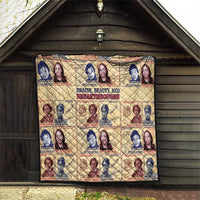 Brains Beauty And Breakthroughs Quilt African Trailblazing Women Inventors and Innovators - Wonder Print Shop