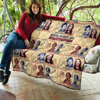 Brains Beauty And Breakthroughs Quilt African Trailblazing Women Inventors and Innovators - Wonder Print Shop