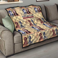 Brains Beauty And Breakthroughs Quilt African Trailblazing Women Inventors and Innovators - Wonder Print Shop