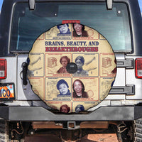 Brains Beauty And Breakthroughs Spare Tire Cover African Trailblazing Women Inventors and Innovators - Wonder Print Shop