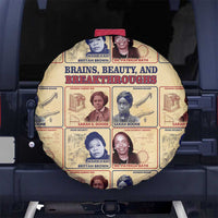 Brains Beauty And Breakthroughs Spare Tire Cover African Trailblazing Women Inventors and Innovators - Wonder Print Shop