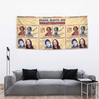 Brains Beauty And Breakthroughs Tapestry African Trailblazing Women Inventors and Innovators - Wonder Print Shop