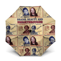 Brains Beauty And Breakthroughs Umbrella African Trailblazing Women Inventors and Innovators - Wonder Print Shop