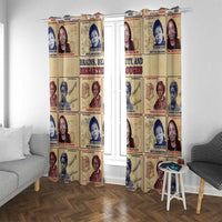 Brains Beauty And Breakthroughs Window Curtain African Trailblazing Women Inventors and Innovators - Wonder Print Shop