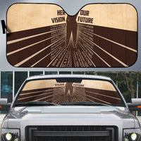 Her Vision Our Future Auto Sun Shade African Influential Black Women Inventors and Pioneers - Wonder Print Shop