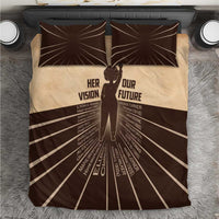 Her Vision Our Future Bedding Set African Influential Black Women Inventors and Pioneers - Wonder Print Shop