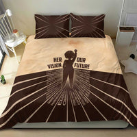 Her Vision Our Future Bedding Set African Influential Black Women Inventors and Pioneers - Wonder Print Shop
