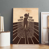 Her Vision Our Future Canvas Wall Art African Influential Black Women Inventors and Pioneers - Wonder Print Shop