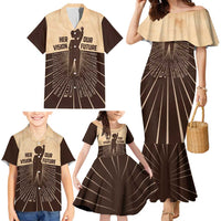 Her Vision Our Future Family Matching Mermaid Dress and Hawaiian Shirt African Influential Black Women Inventors and Pioneers - Wonder Print Shop