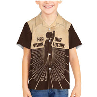 Her Vision Our Future Family Matching Mermaid Dress and Hawaiian Shirt African Influential Black Women Inventors and Pioneers - Wonder Print Shop