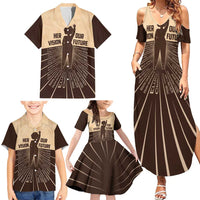 Her Vision Our Future Family Matching Summer Maxi Dress and Hawaiian Shirt African Influential Black Women Inventors and Pioneers - Wonder Print Shop