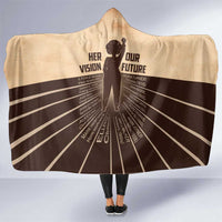Her Vision Our Future Hooded Blanket African Influential Black Women Inventors and Pioneers - Wonder Print Shop