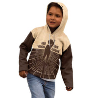 Her Vision Our Future Kid Hoodie African Influential Black Women Inventors and Pioneers - Wonder Print Shop