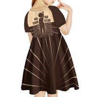Her Vision Our Future Kid Short Sleeve Dress African Influential Black Women Inventors and Pioneers - Wonder Print Shop