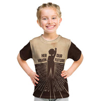 Her Vision Our Future Kid T Shirt African Influential Black Women Inventors and Pioneers - Wonder Print Shop