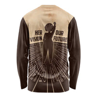 Her Vision Our Future Long Sleeve Shirt African Influential Black Women Inventors and Pioneers - Wonder Print Shop