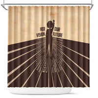 Her Vision Our Future Shower Curtain African Influential Black Women Inventors and Pioneers - Wonder Print Shop