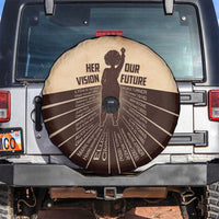 Her Vision Our Future Spare Tire Cover African Influential Black Women Inventors and Pioneers - Wonder Print Shop