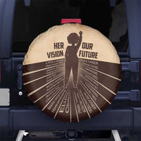 Her Vision Our Future Spare Tire Cover African Influential Black Women Inventors and Pioneers - Wonder Print Shop