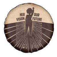 Her Vision Our Future Spare Tire Cover African Influential Black Women Inventors and Pioneers - Wonder Print Shop