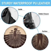 Her Vision Our Future Spare Tire Cover African Influential Black Women Inventors and Pioneers - Wonder Print Shop