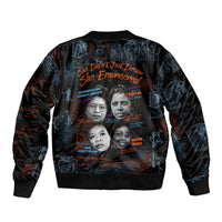 She Didn't Just Dream She Engineered Bomber Jacket African Celebrating Trailblazing Black Women Innovators in Technology and Engineering - Wonder Print Shop