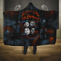 She Didn't Just Dream She Engineered Hooded Blanket African Celebrating Trailblazing Black Women Innovators in Technology and Engineering - Wonder Print Shop