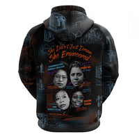 She Didn't Just Dream She Engineered Hoodie African Celebrating Trailblazing Black Women Innovators in Technology and Engineering - Wonder Print Shop