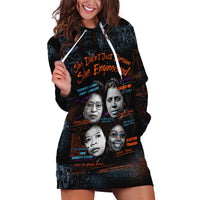 She Didn't Just Dream She Engineered Hoodie Dress African Celebrating Trailblazing Black Women Innovators in Technology and Engineering - Wonder Print Shop