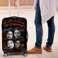She Didn't Just Dream She Engineered Luggage Cover African Celebrating Trailblazing Black Women Innovators in Technology and Engineering - Wonder Print Shop