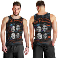 She Didn't Just Dream She Engineered Men Tank Top African Celebrating Trailblazing Black Women Innovators in Technology and Engineering - Wonder Print Shop